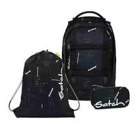 Satch Set Zaino Ninja Matrix Articoli Scolastici Unisex Poliestere Riciclato Multicolor