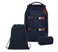 Satch Set Zaino Nordic Blue Articoli Scolastici Unisex Poliestere Riciclato Blu