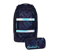 Satch Set Zaino Purple Laser Articoli Scolastici Unisex Poliestere Riciclato Multicolor