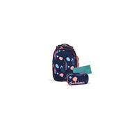 satch set zaino scolastico match Bundle Coral Reef - Blu scuro