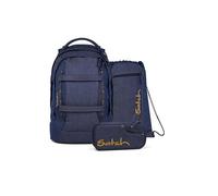 satch set zaino scolastico pack set Denim Blue - Blu scuro