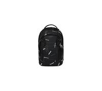 satch match plus zaino scuola satch ergonomico, espandibile 35 litri, unisex per ragazze e ragazzi, ideale per scuola Ninja Matrix - Nero