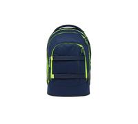satch zaino scolastico pack Toxic Yellow - Blu scuro