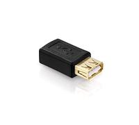 SatChef GmbH conecto adattatore USB 2.0, da presa micro USB a presa USB-A, nero/oro