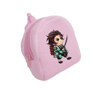 Satdflie Anime Demon Slayer Moneta Borsa, Cartone animato in peluche con cerniera mini portafoglio moneta, portachiavi Cuffie Borse di stoccaggio, Regalo per ragazzo e ragazze Natali, stile/10