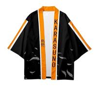 Satdflie Anime Haikyuu!! Volleyball Club Kimono Cosplay uomini costume cappotto stampato per Halloween Carnevale ragazzi top giacca, stile/1, XL