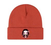 Satdflie Demon Slayer Anime Cappelli a Maglia con Berretti per Uomini Donne Teste Casual Invernali Cappello Unisex Stampa