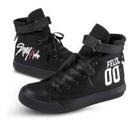 Satdflie KPOP Stray Kids Zapatos de lienzo Zapatos de Deporte Bang Chan Lee Conoce ChangBin Han I.N Felix HyunJin Seungmin