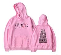 Satdflie Stray Kids Unisex Felpa a Cappuccio Stampata per Uomini Donne Maniche Lunghe Caldo Accogliente Top a Cappuccio
