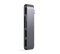 SATECHI 3 in 1 Adattatore Combo Hub in Alluminio USB C 3.0, 3X Porte USB 3.0 e Lettore Schede Micro/SD, per M2 M1 MacBook Air & Pro, M2 M1 iPad Air & Pro, M2 Mac Mini, iMac M1 - Grigio Siderale