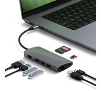 SATECHI 8-in-1 USB-C Hub V2, HDMI 4K, PD 115W, 3x USB-A, Ethernet, SD/MicroSD, p