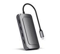 SATECHI 9 in 1 USB4 Multiporta in Alluminio USB C Hub, HDMI 8K, PD 100W, Ethernet, 2x USB-A 3.2 Gen2 e 1X USB-A 2.0, Jack Audio da 3,5 mm, Lettori di Schede Micro/SD - per MacBook Air e Pro, Windows