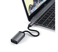 Satechi Adattatore da USB-C a VGA, cavo Thunderbolt 3/4, convertitore per monitor 1080p a 60 Hz, compatibile con MacBook Pro/Air, iPad, iPhone, tablet USB-C, laptop - Grigio siderale