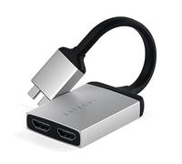Satechi - Adattatore Dual HDMI - USB-C - Argento - ST-TCDHAS