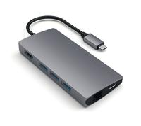 Satechi Adattatore multiplo V2 Dock st. USB 3.2 Gen 1 (3.1 Gen 1) Type-C Grigio - Nouvo
