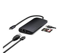 SATECHI - Adattatore Multiplo A 4 Porte Da Usb-c A Ethernet V3, Nero - SPEDIZIONE GRATUITA