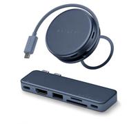 SATECHI Bundle Hub USB-C OntheGo 5 in 1 e Hub USB-C Snap 6 in 2 (Indaco) Bundle