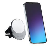 Satechi Caricabatterie magnetico wireless per auto ricarica Qi da 7,5 W, supporto per bocchette dell'aria, compatibile con iPhone 16, 15, 14 Plus/Pro/Max e altri