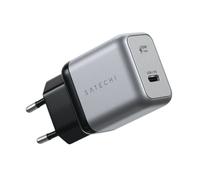 Satechi, Caricatore da parete USB-C 30W GaN Power Delivery compatto, Grigio