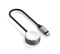 SATECHI Cavo di Ricarica Magnetico per Apple Watch, Caricatore Rapido da 5W, Compatibile con Apple Watch Ultra 2/Ultra e Serie 10/9/SE/8/7/6/5/4/3/2/1 e AirPods Pro - 19 cm/0,19 m