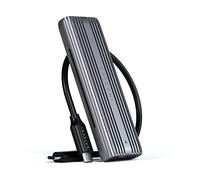 SATECHI Case SSD M.2 NVMe e SATA USB-C in Alluminio Tool-Free, USB 3.2 Gen 2, Velocità 10Gbps, fino a 4TB, UASP Trim, Compatibile con 2242/2260/2280 - Argento