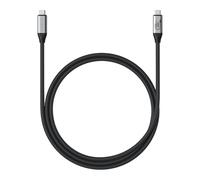 Satechi, Cavo per Ricarica Rapida e Video USB-C a USB-C 240W 120Gbps, Nero