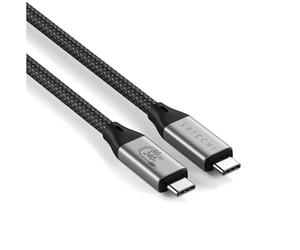 Satechi Cavo USB4 V2 Pro di Ricarica Rapida PD 240W con Lunghezza 1,2 m, Dati fino a 120Gbps, USB-C a USB-C, Risoluzione 8K@60Hz - 4K@120Hz, Thunderbolt 5/4/3 per MacBook Air & Pro
