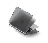 SATECHI Custodia Rigida per MacBook Air 13", Eco-Hardshell Ultra Sottile e Leggera, Compatibile M2 2022, M3 2024, M4 2025, Accesso Completo Alle Porte - Scura