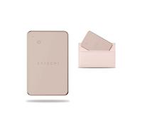 SATECHI FindAll Air Tag Card GPS per Portafogli con Apple Find My, Avviso di Dimenticanza, Suono Potente, Ricarica Wireless, Scheda GPS Leggera, Localizzatore per iPhone, iPad, Mac - Desert Rose