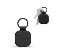 SATECHI FindAll Cercatore di Chiavi con Apple Find My, Ricarica Wireless, Avviso di Dimenticanza con Suono Potente, Portachiavi GPS Localizzatore per iPhone 17 16 15, iPad, Mac e altro - Nero