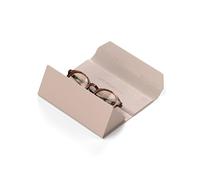 SATECHI FindAll Custodia Intelligente per Occhiali con Find My, pieghevole e portatile, ricaricabile wireless, avvisi di allontanamento, suono forte, compatibile con occhiali e XR/AR - Rosa Desert