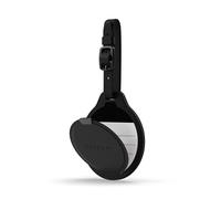 SATECHI Etichetta bagaglio FindAll con tracciamento Trova il mio, ricarica wireless, compatibile TSA, tracciamento aeroportuale, segnale acustico forte, per iPhone, iPad, Mac - Nero