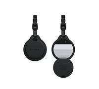 SATECHI Etichetta bagaglio FindAll con tracciamento Trova il mio, ricarica wireless, compatibile TSA, tracciamento aeroportuale, segnale acustico forte, per iPhone, iPad, Mac - Nero