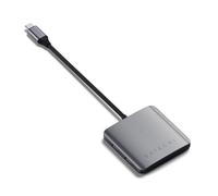 Satechi, Hub USB-C 100W Power Delivery 4 porte di données, Grigio