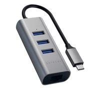 HUB DOCK TYPE C TO USB 3.0-ETH.SPAC E GRAY 3P USB 3,0- 1 ETHERNET