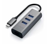 HUB DOCK TYPE C TO USB 3.0-ETH.SPAC E GRAY 3P USB 3,0- 1 ETHERNET