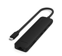 SATECHI Hub USB C 7 in 1 Slim Plus, PD 100W, HDMI 4K, Nero | Ethernet, video 4K@60Hz, 2x Porte USB-A 10Gbps, lettori SD/microSD, per MacBook Air/Pro/Neo, laptop Windows e altro