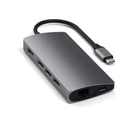 SATECHI Hub USB C 8 in 1 V2, PD 60W, HDMI 4K, Grigio Siderale