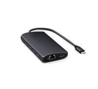 SATECHI - Adattatore Multiplo A 4 Porte Da Usb-c A Ethernet V3, Nero - SPEDIZIONE GRATUITA