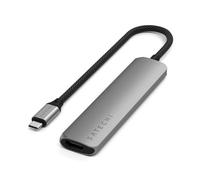 Satechi, Hub USB-C Slim Multiport 7-in-1 Ethernet 1Gbit Power Delivery 100W