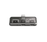 SATECHI - Hub Usb 3.2 Mobile Xr 100w Con Supporto Micro Sd Drive 4k, Grigio