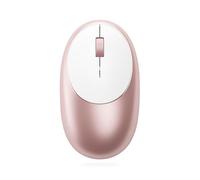 Satechi Mouse Wireless M1 in Alluminio, Ricaricabile USB C, 1200 DPI, Elegante Mouse Bluetooth Compatto per MacBook Air & Pro, Laptop, PC, iPad - Rosa