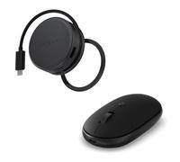 SATECHI OntheGo™ 7-in-1 USB-C Hub Magnetico Compatto con HDMI 4K/60Hz, Gigabit Ethernet, 2×USB-A 5Gbps, Lettore SD/microSD e Power Delivery 100W + OntheGo™ Mouse Wireless Bluetooth Multidispositivo Ri