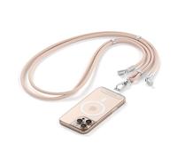 Satechi OntheGo™ Cordino per Cellulare USB C con Ricarica Rapida 60W, Dati 480Mbps, Laccetto Regolabile da 1,5 m con Cavo Intrecciato per iPhone 17 16 15, Galaxy, Android e altro - Desert Rose