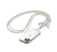 Satechi OntheGo™ Cordino Smartphone, Ricarica Rapida 60W, Android, Beige | Dati 480 Mbps, laccio regolabile integrato, cavo intrecciato da 1,5 m, per iPhone, Android