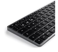 Satechi Slim X1 clavier Bureau Bluetooth QWERTZ Allemand Noir, Gris