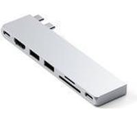 Satechi ST-HUCPHSS replicatore di porte e docking station per laptop USB 3.2 Gen 2 3.1 Gen 2 Type-C Argento (Satechi USB-C Pro