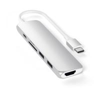 Satechi ST-SCMA2S Docking Station Wired USB 3.2 Gen 1 (3.1 Gen 1) Type-C Argento - Nouvo