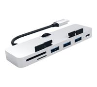 PRO HUB USB-C ALLUMINIO CON AGGANCIO PER IMAC E IMAC PRO SILVER