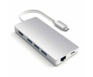 Satechi ST-TCMA2S Docking Station USB 3.2 Gen 1 (3.1 Gen 1) Type-C argento - Nouvo